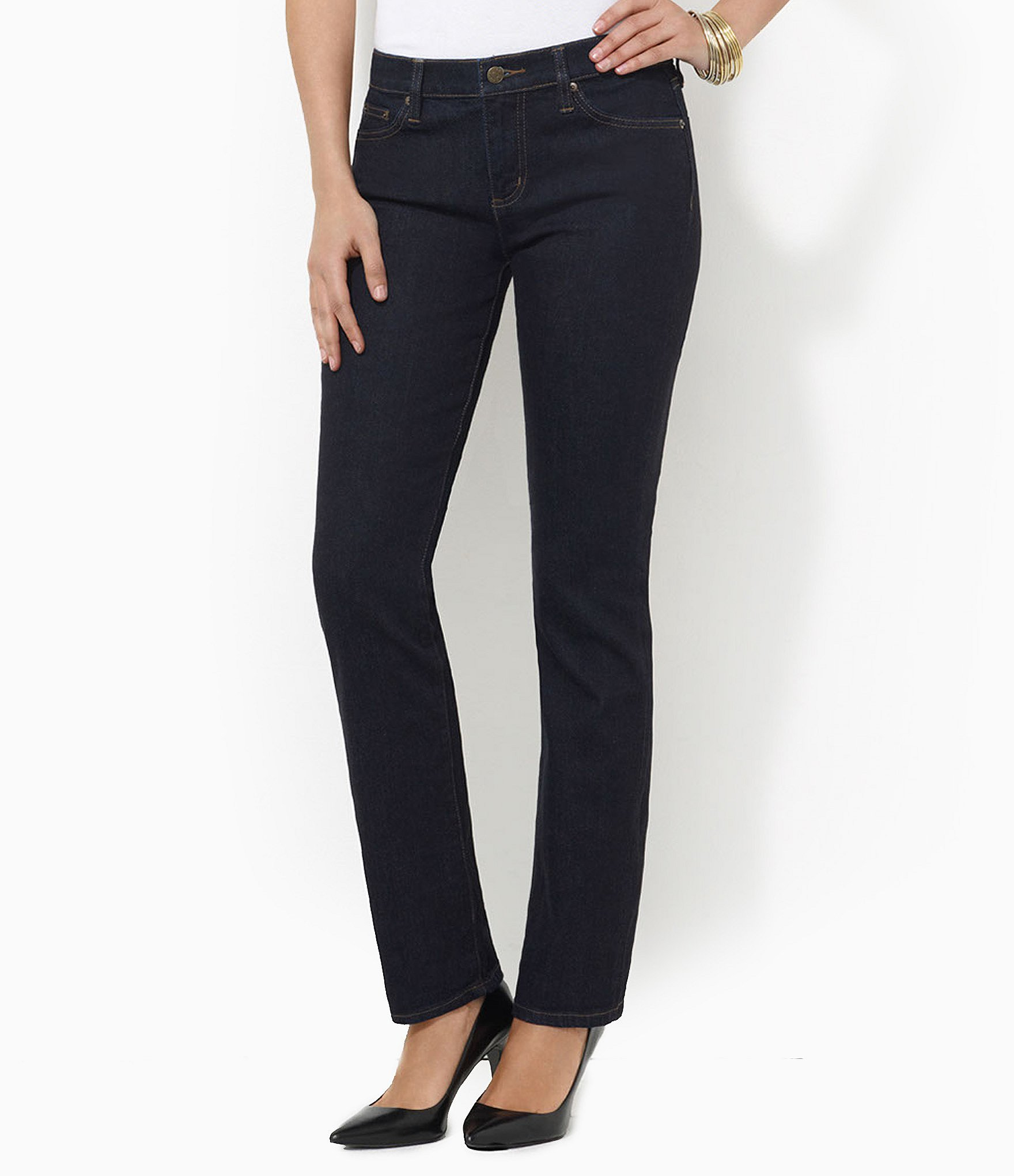 ralph lauren women's jeans classic straight